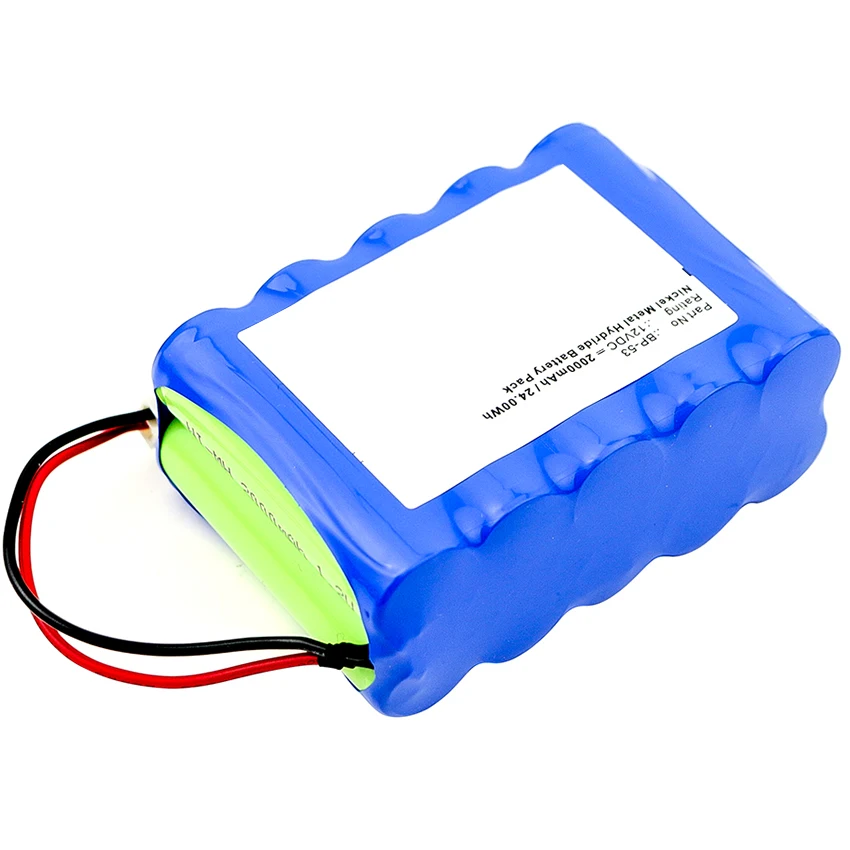 Battery for Smiths TOP Syringe Pump 2200, TOP-2200, TOP-3300, TOP-5300 BP-53 12V/mA