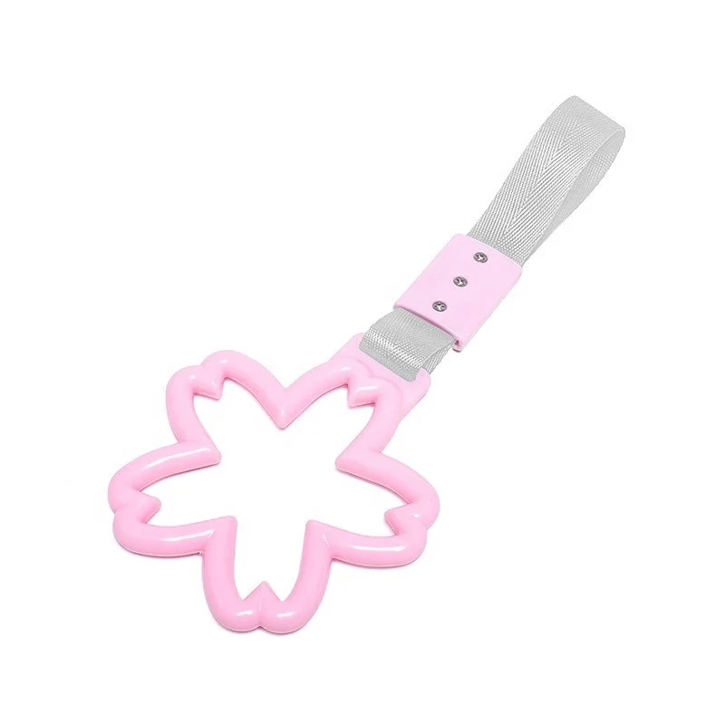 JDM Sakura Flower TSURIKAWA Red Ring Car Accessories  Subway Train Bus Handle