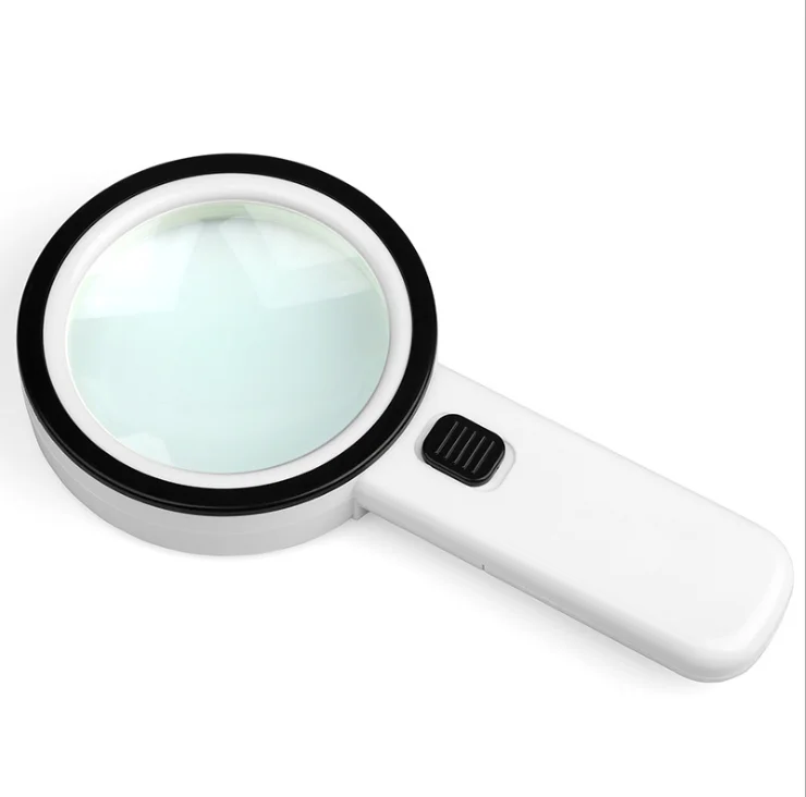 
Hot Sale Factory Price ABS 12 Led Light Brightness 30x Magnifier For Science Use 