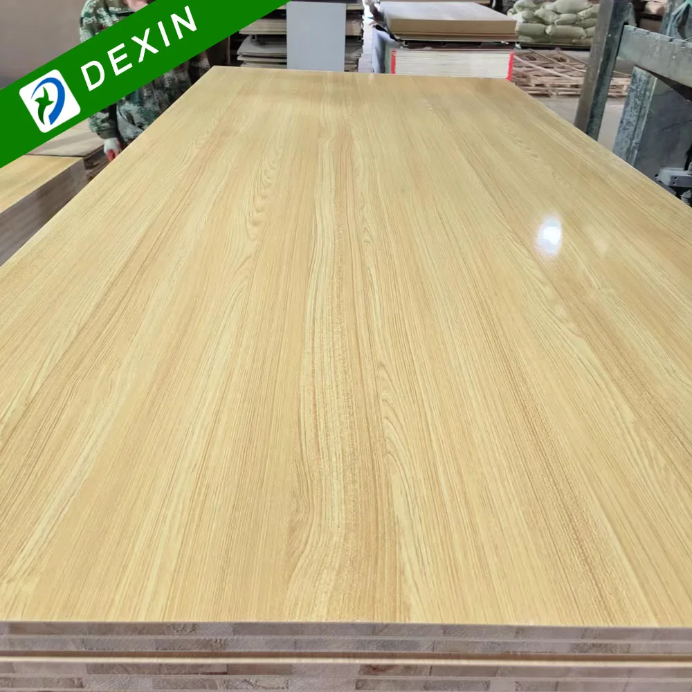 E0 E1 E2 Grade 18mm White Melamine Faced Block Board/Blockboard for Furniture