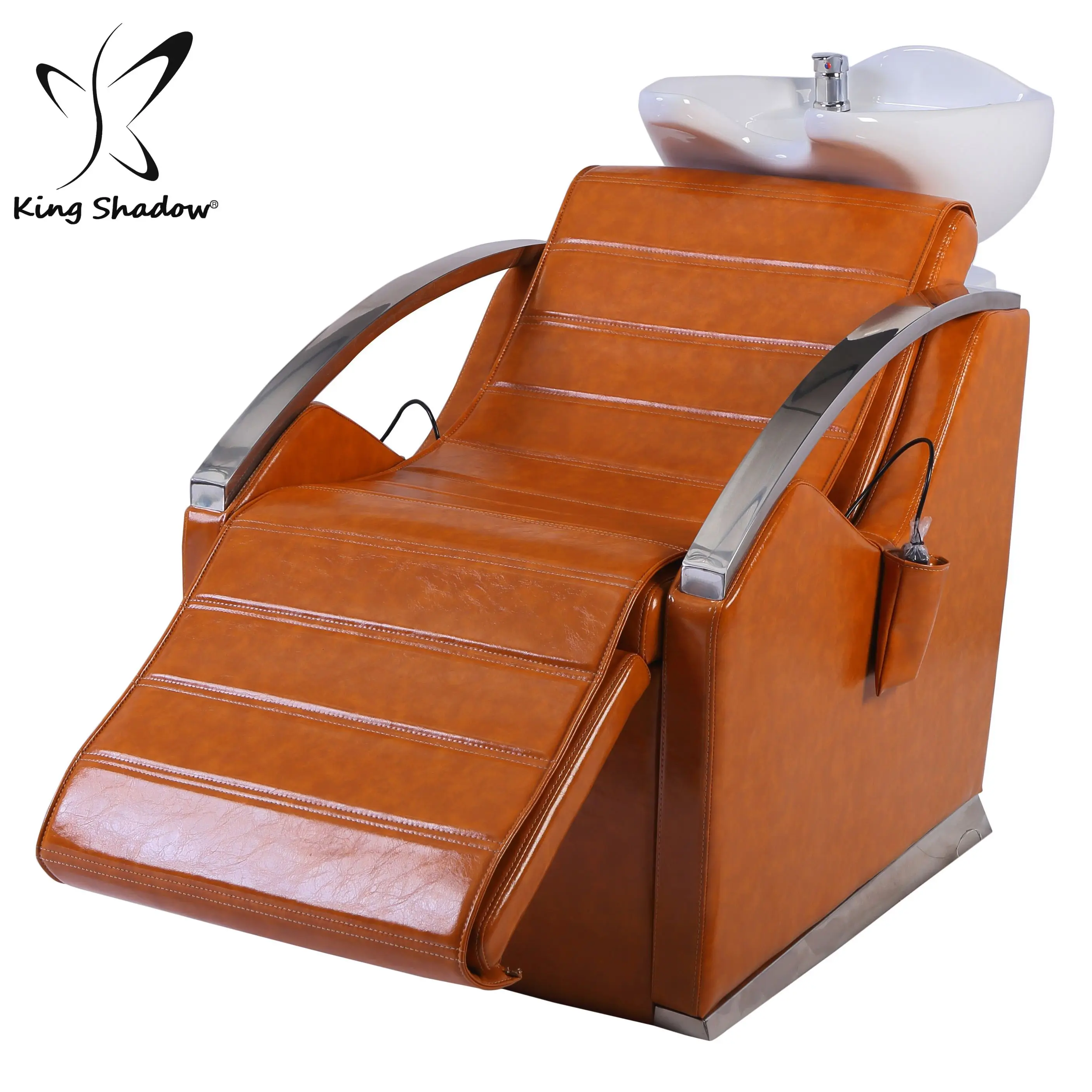 Hot sale hair cutting salon shop equipment back wash basin chair electric shampoo