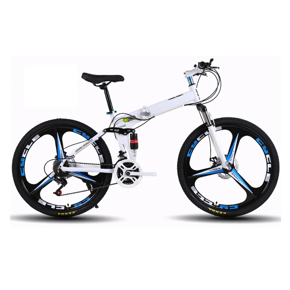 
cheap New fashion folding bike 21 24 Speed mens womens Mountain bicycle Carbon steel and aluminum alloyr Road Bike/ 