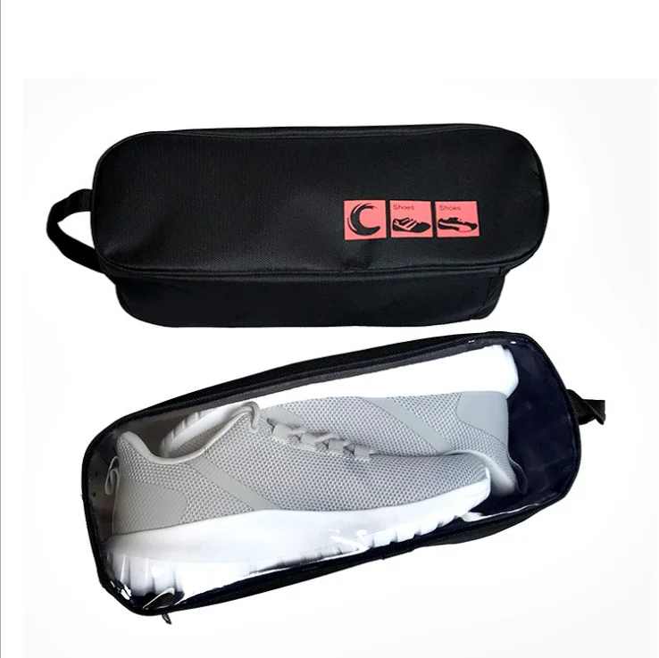 Custom Waterproof Oxford outdoor travel zippered shoe bag sport shoe pouch bag