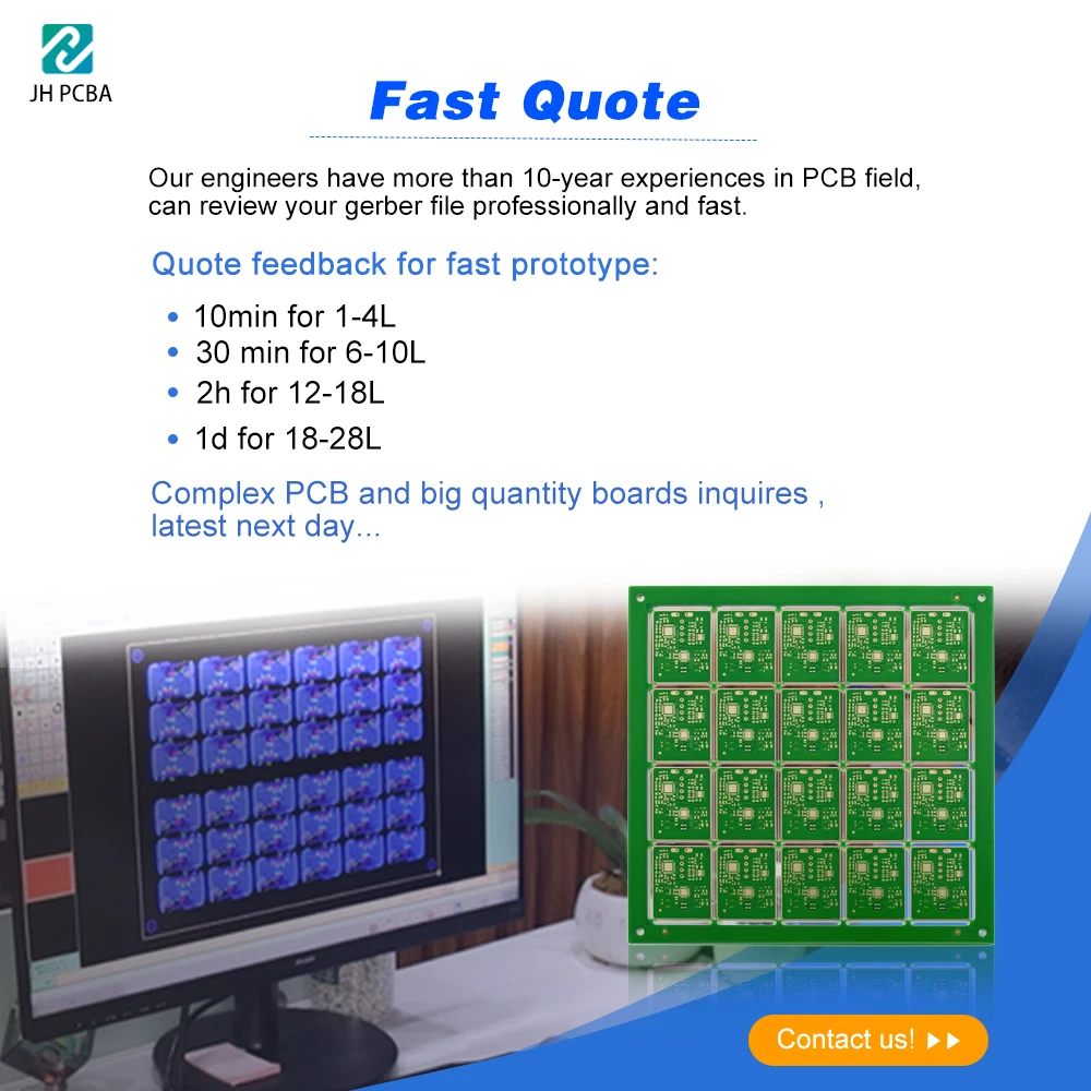 Bom Gerber OEM Custom Professional PCBA Manufacturer Industrial Control Board PCB PCBA Assembly