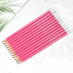 High Quality 2B Wooden Pencil set with Eraser For student Supply Stationery stationery supplies low moq weibo stationery