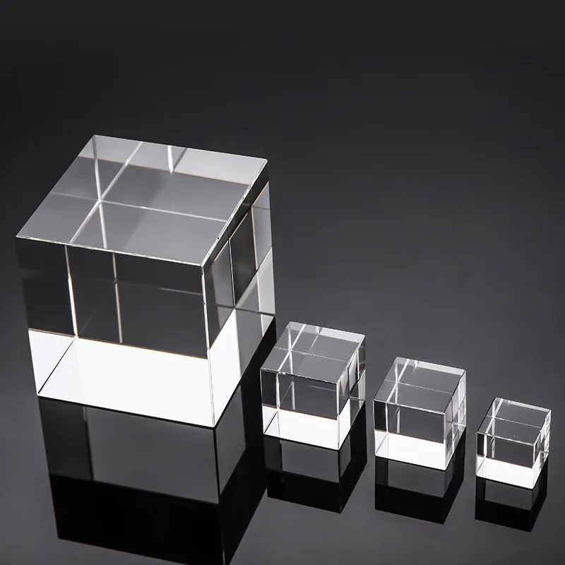 Оптовая продажа с фабрики yiwu прозрачное стекло K9 пустые 3d лазерные гравировки Кристальный кубик