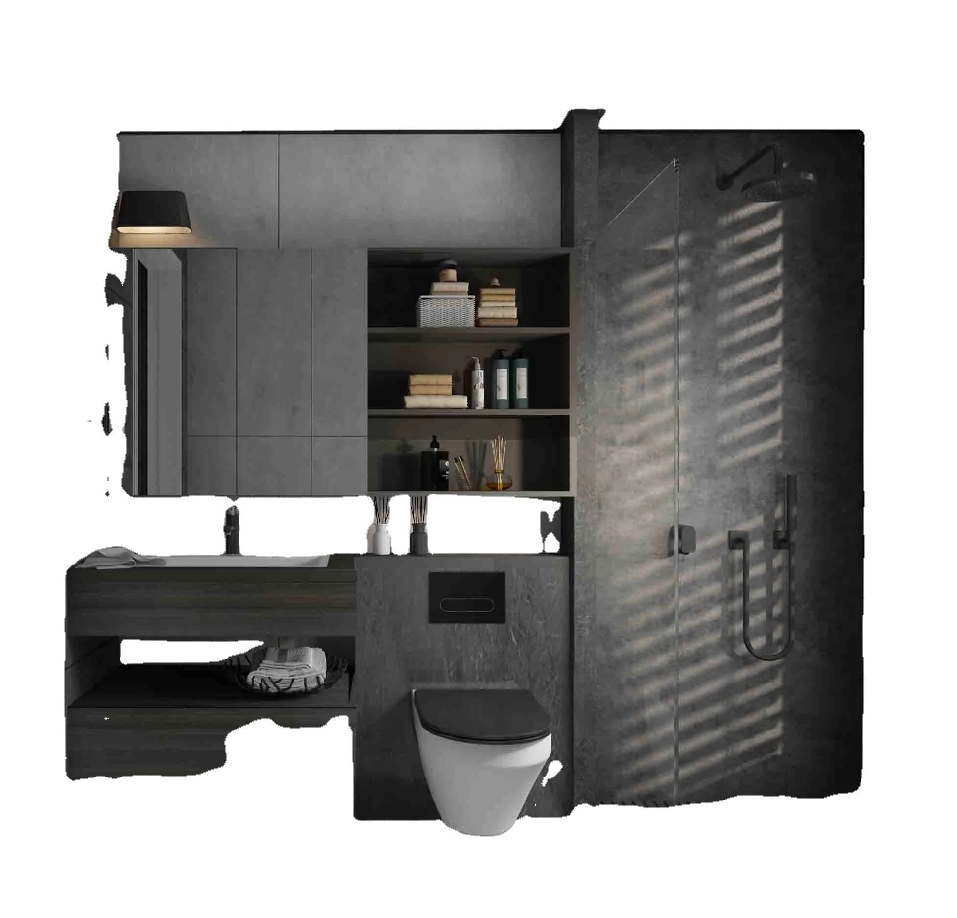 Luxury Bathroom Furniture Custom Bathroom Vanities Luxury Bathroom Cabinets Vanity with Cabinet Modern