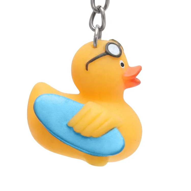 Soft PVC Rubber Duck Key chain & Pendants Duck toy