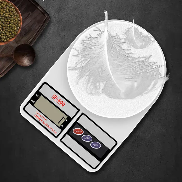 ABS Plastic material scale sf 400 10 kg 0.1 g digital weighing chinese electronic kitchen scale