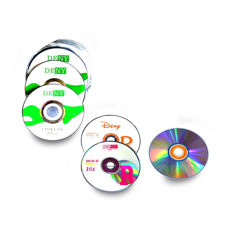 Blank CD Rom Disk Three Colour Printing Popular 700MB OEM Sale printing blank cds