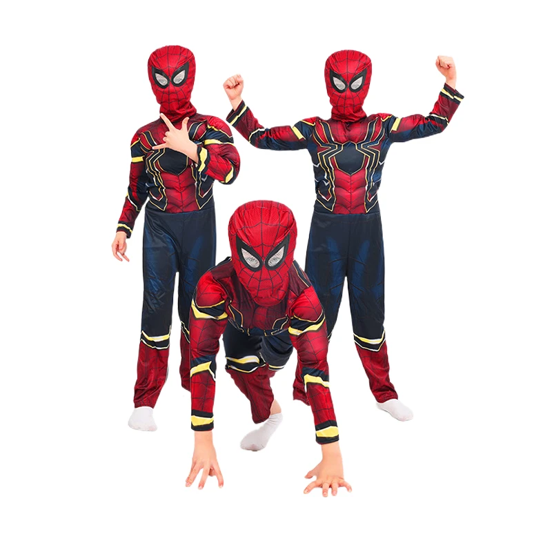 Halloween Anime Costumes Children Superhero Cosplay Costume Kids Spiderman TV Movie Costume