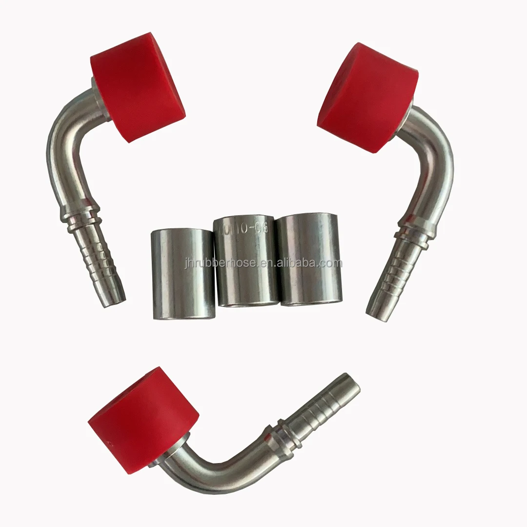 Straight Npt Metric Hydraulic Pipe Fittings Male Thread High Pressure 24 Degree Bite Type Compression Connector