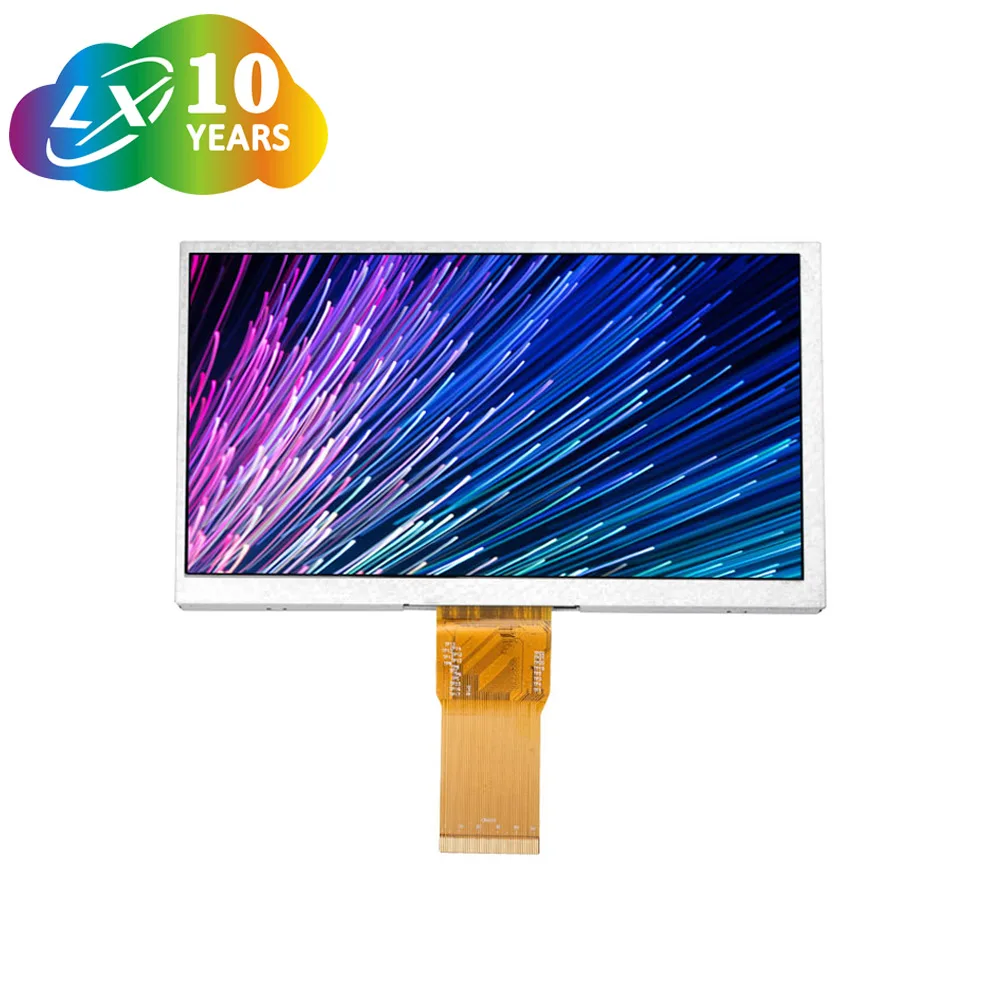 LXDisplay 7 inch IPS 1024*600 LCD Screen, factory price High Luminance RGB Interface LCD Monitors, Resistive/5-Point Capacitive