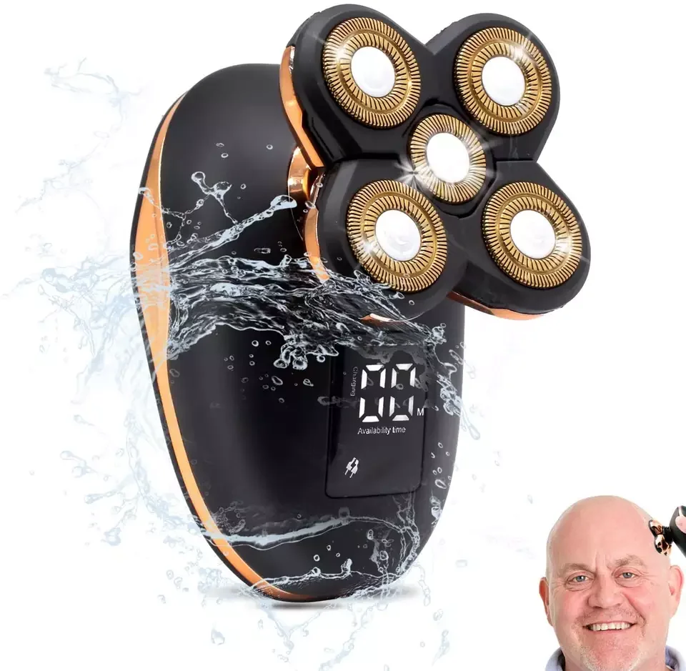 Factory Direct Rechargeable Shaver Electric Shaving Machine for Men Waterproof Smart Battery Time Charging Electric Shaver