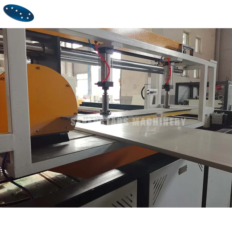 Plastic Wood PVC Fluted Panel Window Door Profiles Extrusion Line Making Machine
