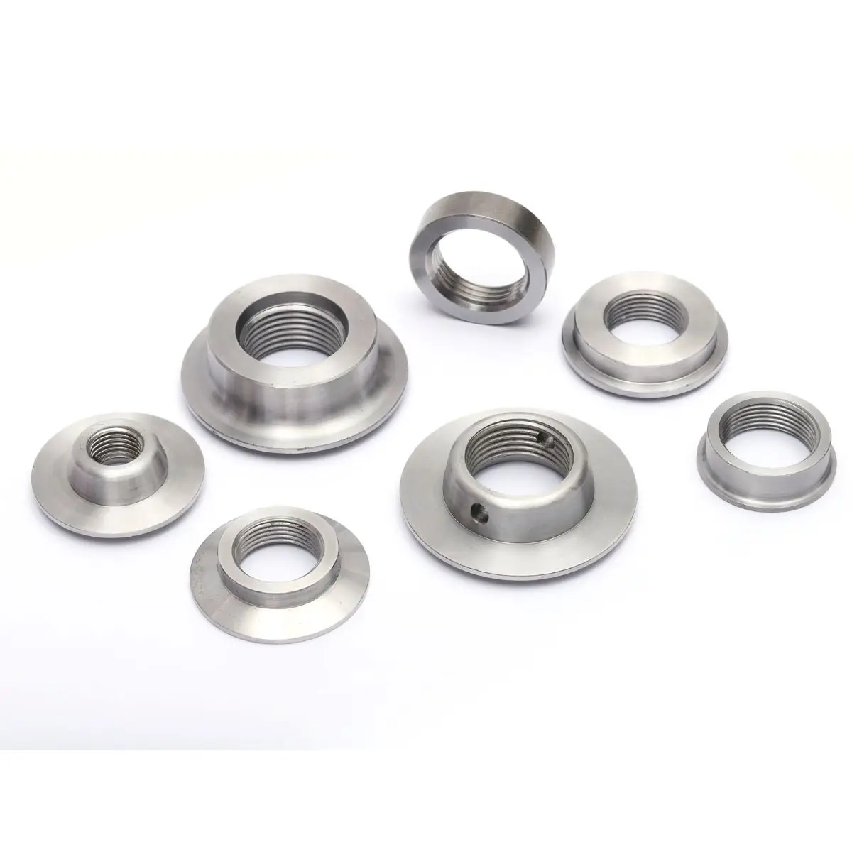CNC обрабатывающая часть алюминиевая нержавеющая сталь NPT bung сварочный адаптер фитинги для маслоохладителя сварная резьба Bung фитинг