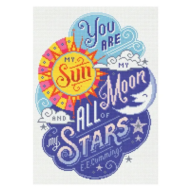 2022 High Quality New arrival Embroidery Set Needlework Printed Beginner Embroidery Round Cross Stitch Kit