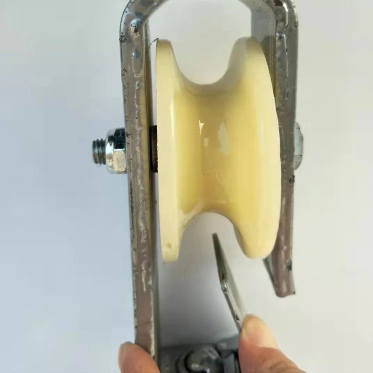  Aluminum Pulley Block crane hanging wire straight line cable pulley