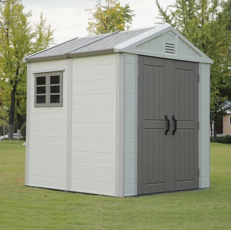 Stylish and Weatherproof Storage Compact Patio Storage Shed for Patios
