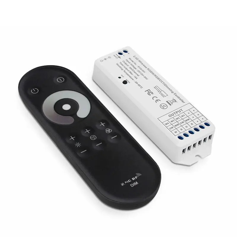 Factory Direct Sale 2.4 G Full Touch RF wireless monochrome dimming controller 30m barrier free control