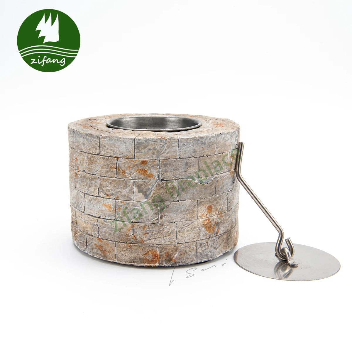 2023 New Design Western hot selling Concrete Mini Tabletop table top Portable Bio-ethanol Alcohol Fire place burner Fireplaces