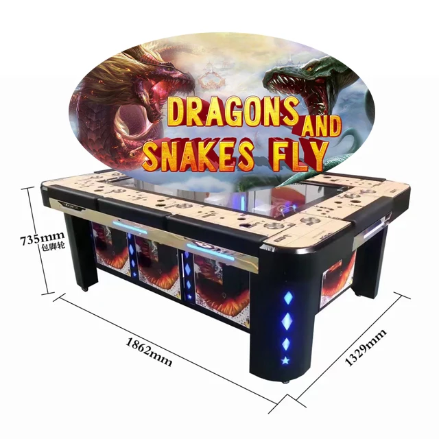 Dragons and Snakes fly fishing game machine fish table game software High profit casino machine