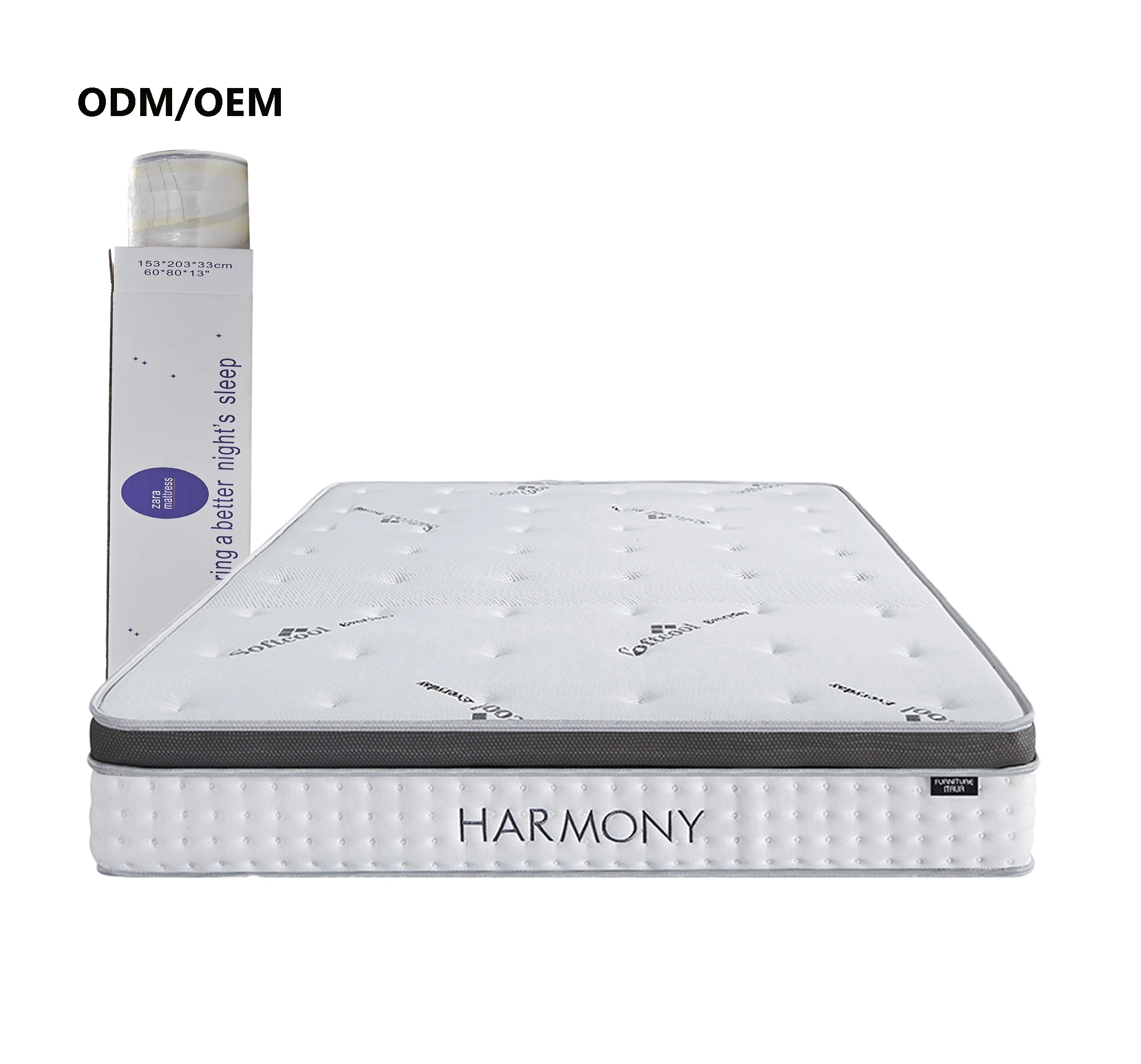 12 Inch Luxury Full King Queen Size Visco Gel Memory Foam Mattresses Latex Foam Rubber Mattress In A Box