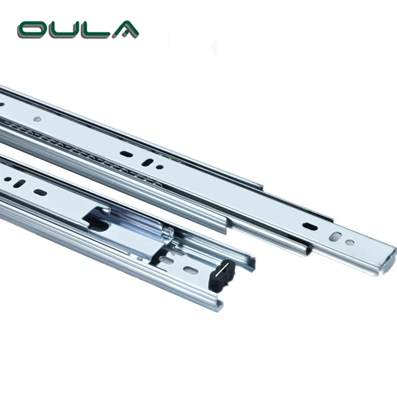 42 mm metal tool box zinc finish drawer slide under mount heavy duty triple extension regular iron drawer slides