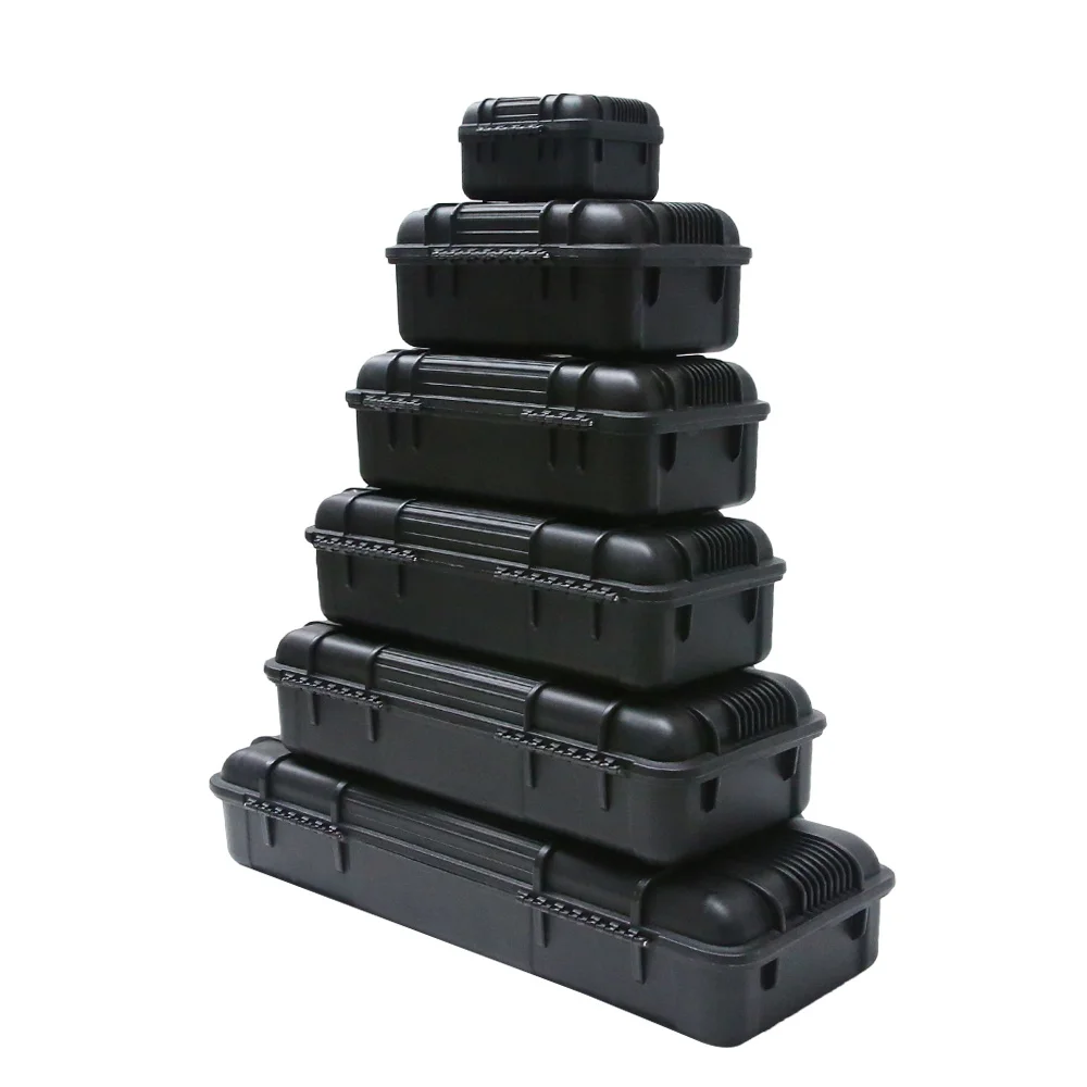 Mini case small tool box gun case hard shot gun box plastic plastic square box