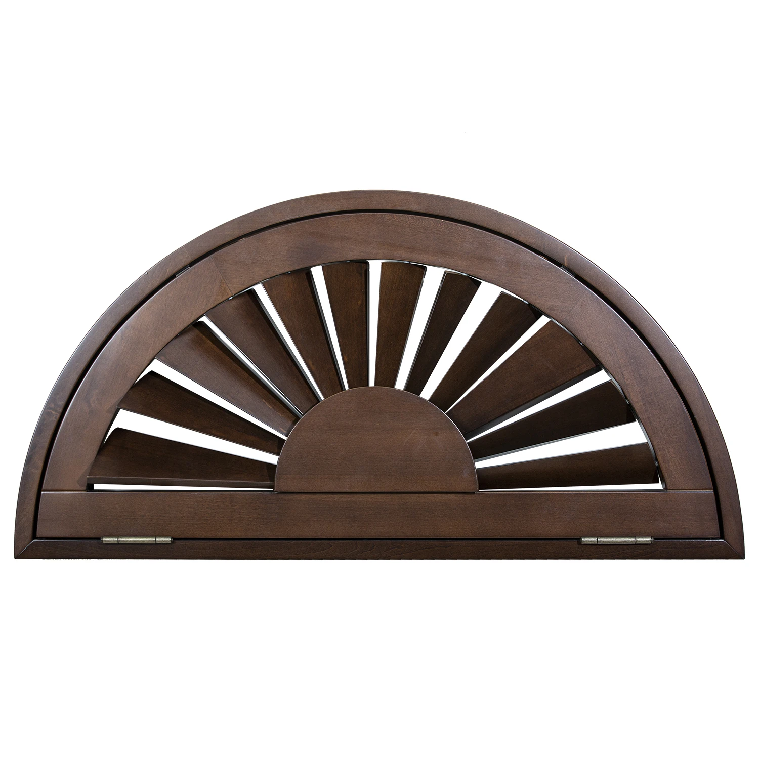 Natural Basswood Plantation shutter Arch Window ( Support Customized color)