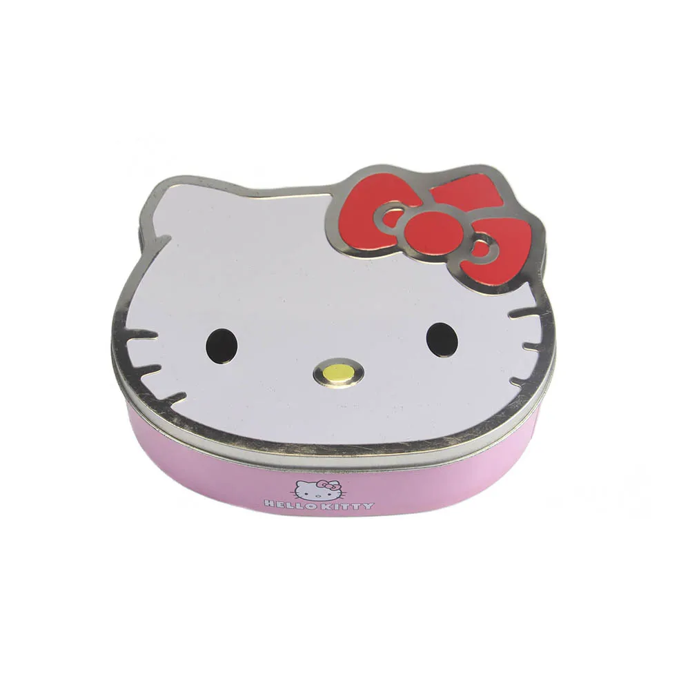 Direct Sell Cheap Kitty Cat Shape Metal Box  Metal Tins Candy Metal Boxes Cookie Snack Boxes For Sale