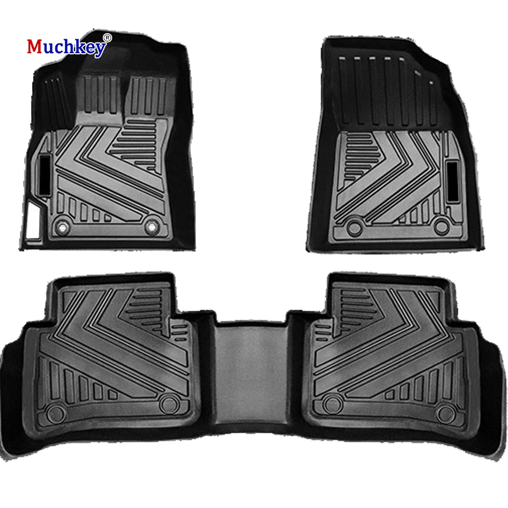 Muchkey All-Weather Rubber Car Floor Mats Luxury TPE Car Mats For Toyota Land Cruiser/HILUX/Corolla/Camry/RAV4 accessories
