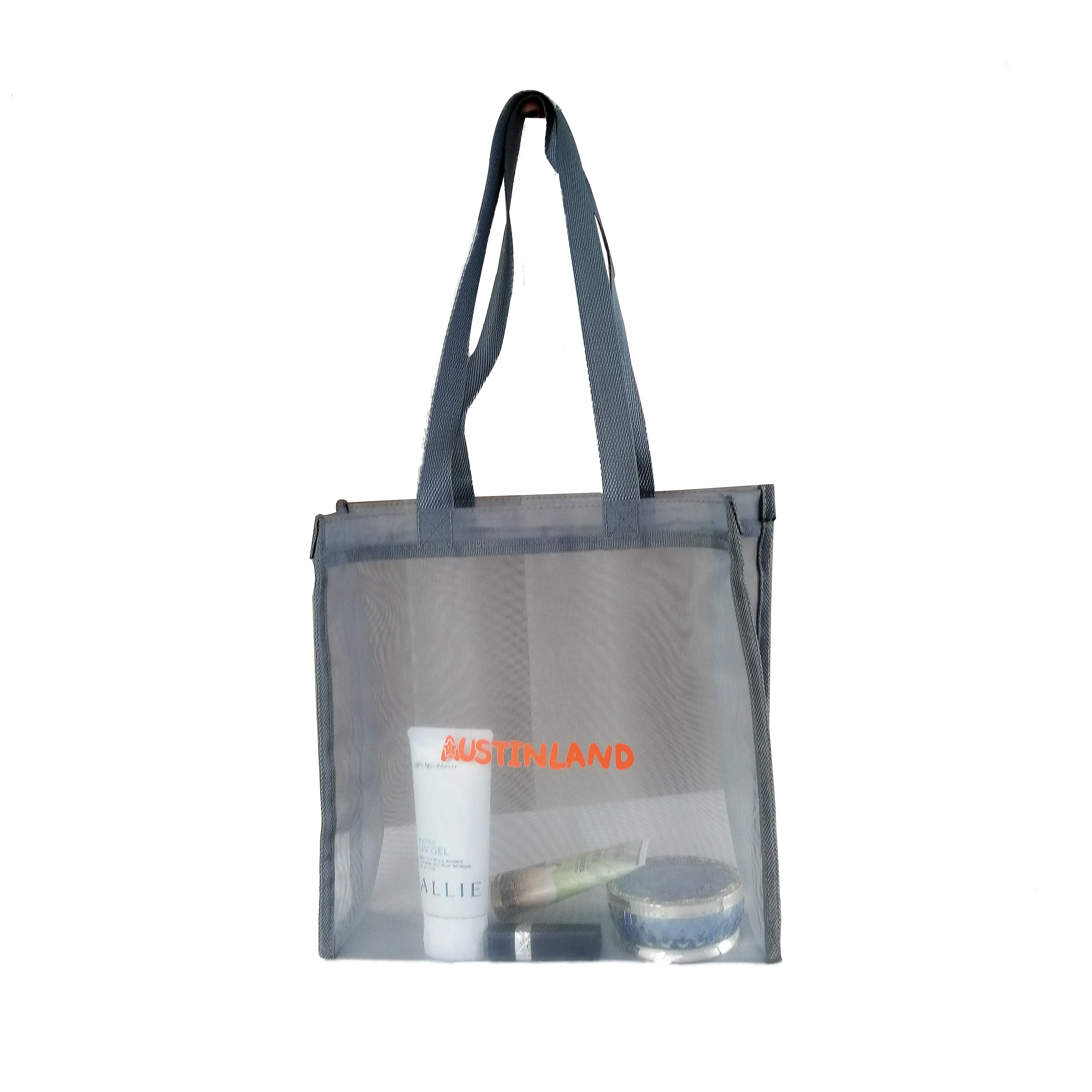 
Promotional Customized Printing Foldable Multiple Nylon Mesh Market Shopping Carry Bag 