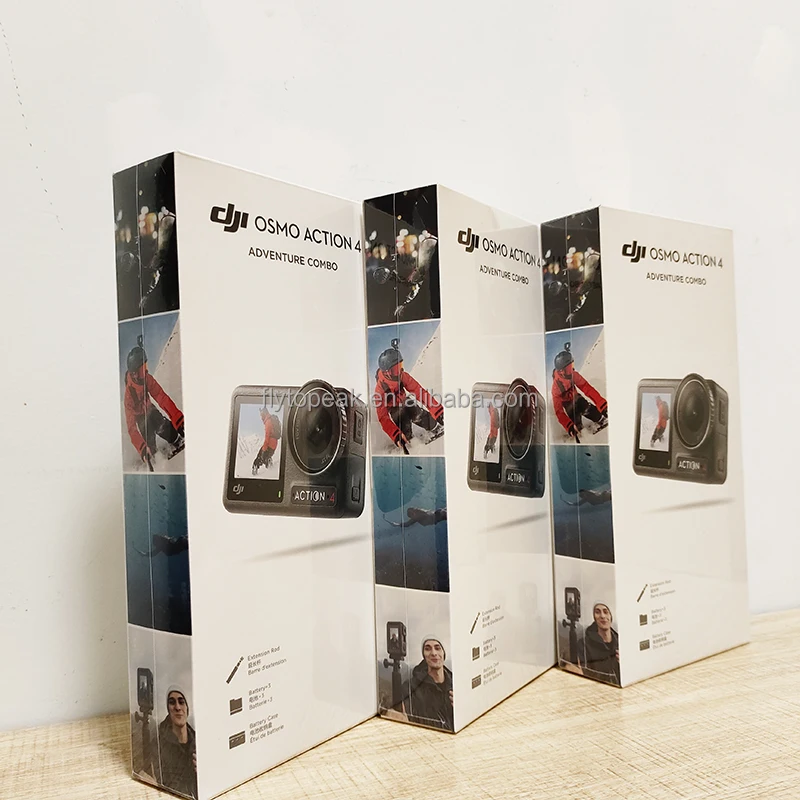 Original Osmo Action 4 Adventure Combo Standard Waterproof Action Video Camera Vlog 4K For DJI Osmo Action 4 Adventure Combo