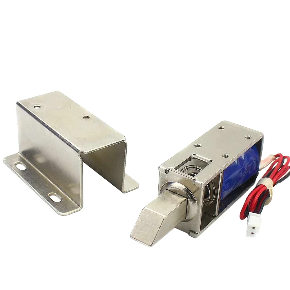 Маленький электромагнитный замок LY03 DC12V0.8A, электронный замок, мини электрический штекер, выдвижной ящик, электромагнитный замок, ход 12 мм