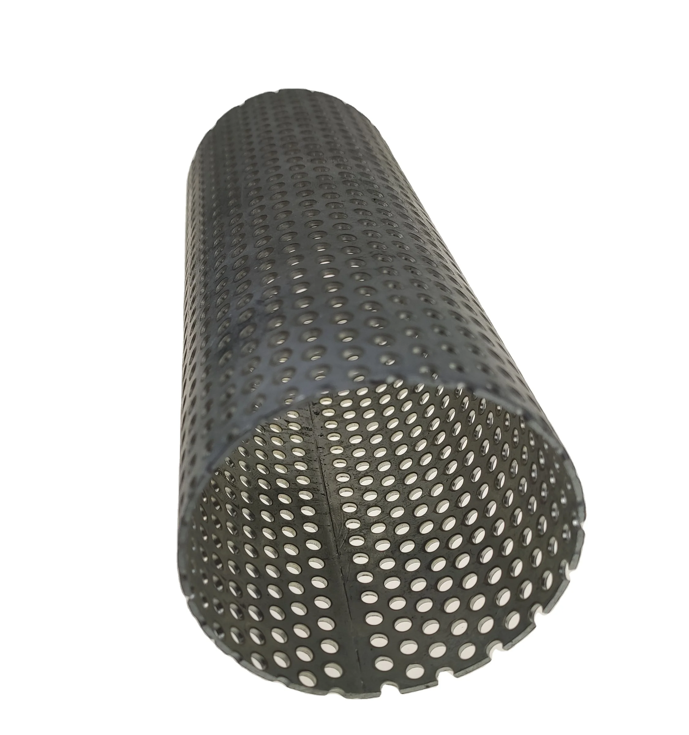 stainless steel strainer perforated pipe rolled sheet welded tube filter perforated strainer