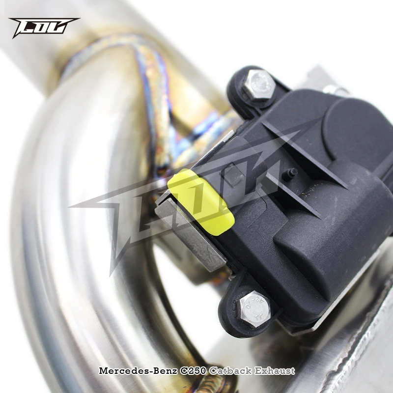 Выхлопная система для выхлопных труб BK Mercedes-Benz C180/C200/C260/C250 W204 1 6 T/1 8 T 2007-2014 глушитель из нержавеющей стали