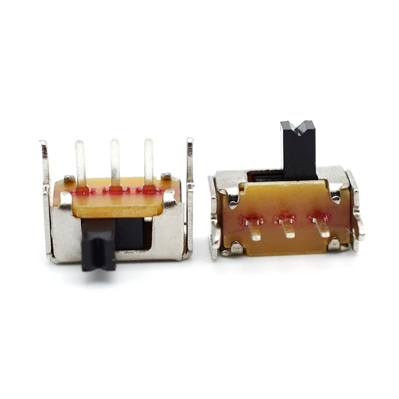 SK-12D07VG3 горячая распродажа 3 pin; Цвет Черный; Сезон металлическое основание сбоку циферблат ползунковый переключатель с кнопкой