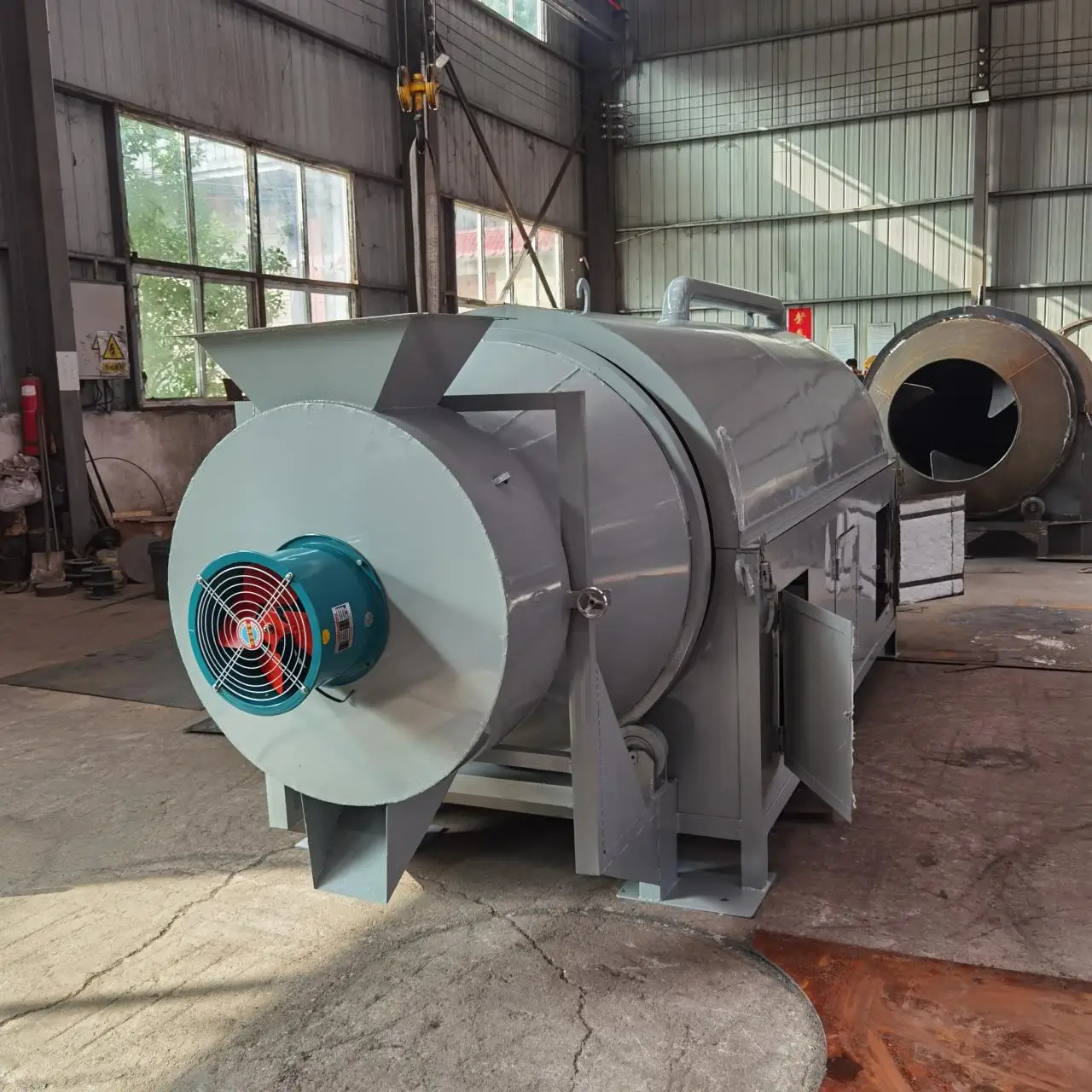 Multifunctional Industrial Electric Electric Heating Drum Type Grain  Small Carbon Powder Coal Cinder Steel  Drum Dryer