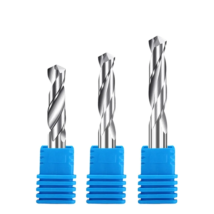 Jinchuan hot sale Solid Carbide 2 Flute Twist Drill Bit With ForAluminum alloy drilling tungsten steel drill bit