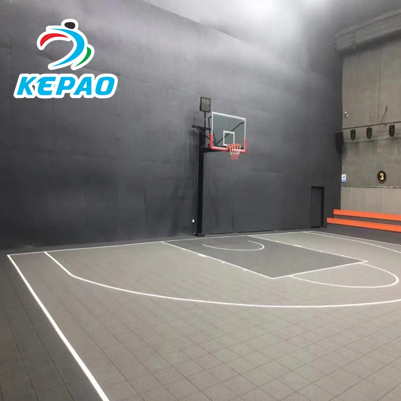 Playground Suspended Mat Floor Panels Basketball Court Badminton Plastic Kepao Suspended Floor Outdoor Sports Court Sports Field