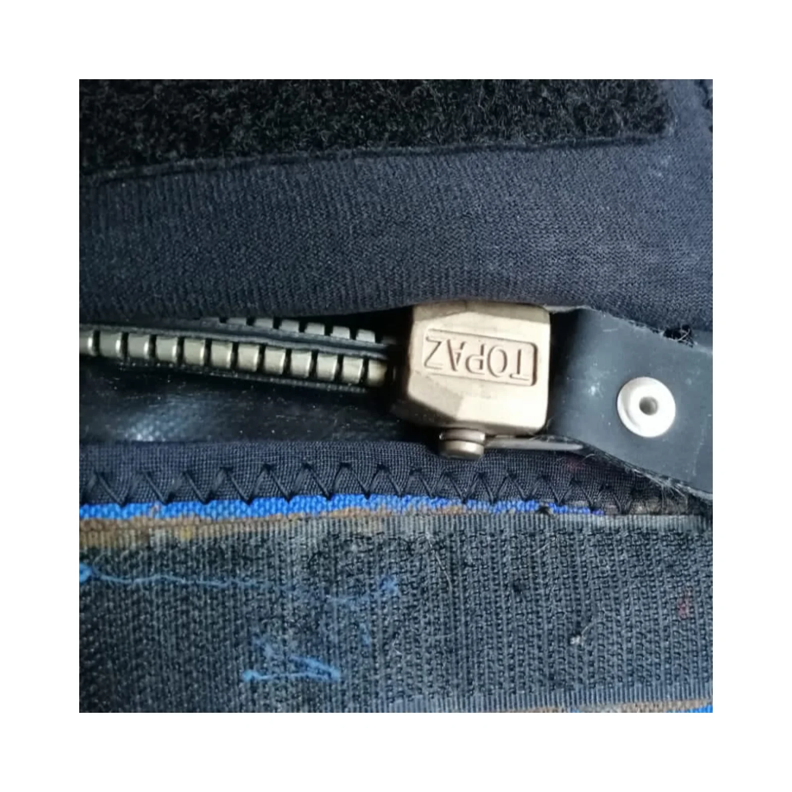 TOPAZ Heavy Duty Airtight Zipper for Neoprene Drysuit 100KPA Chemical Protective Suit Fastener Zipper