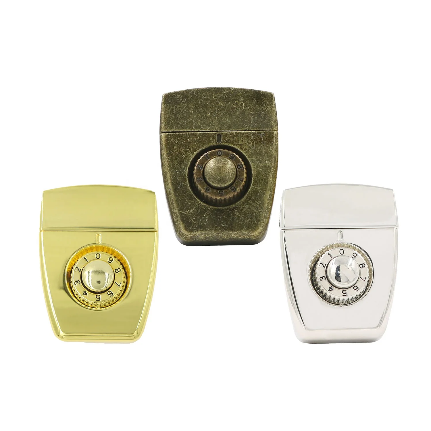 9031 модный замок для багажа с цифровым кодом, замок для сумки безопасности, яркий позолоченный замок для портфеля