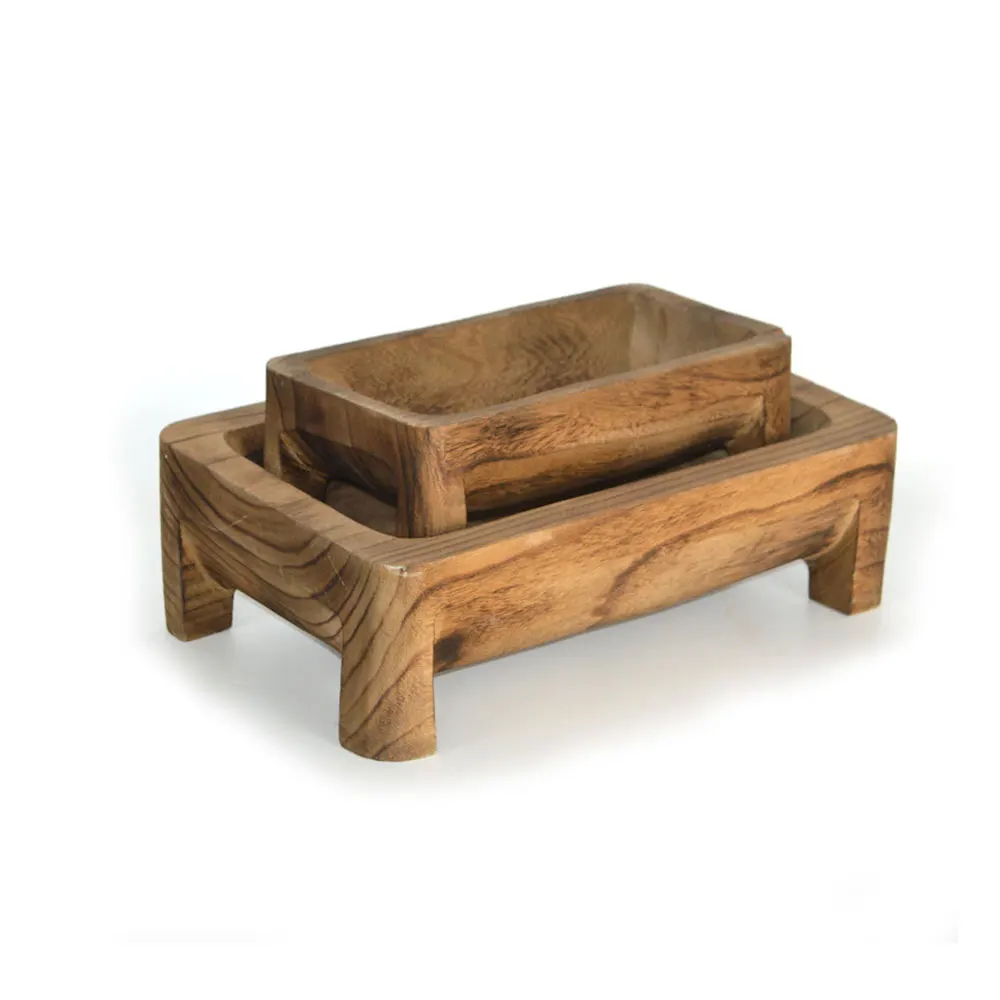 Wooden tray Solid wood bowl Hotel home office decor/ wooden dough bowls wholesale