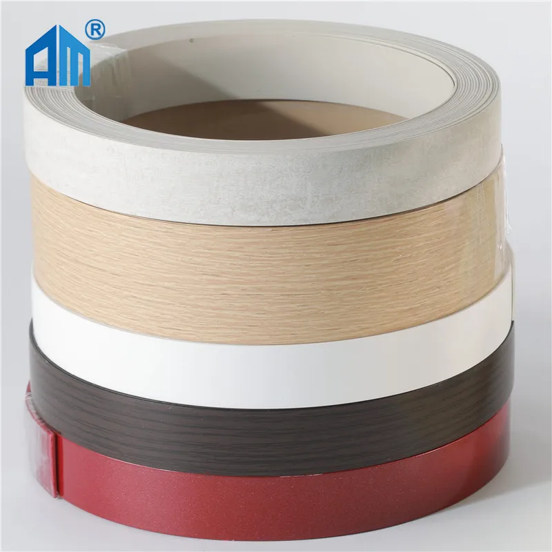 Matt White Solid Color Cabinet Decoration PVC Edge Banding Metal Furniture Trim