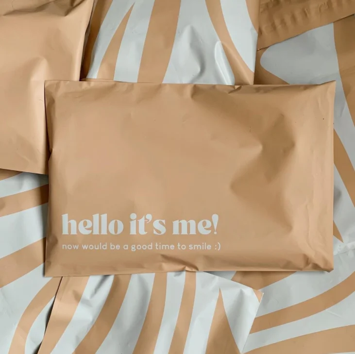 Eco Friendly Customized Recyclable Poly Mailing Mailer Bags Clothing Packages Plastic Packaging for