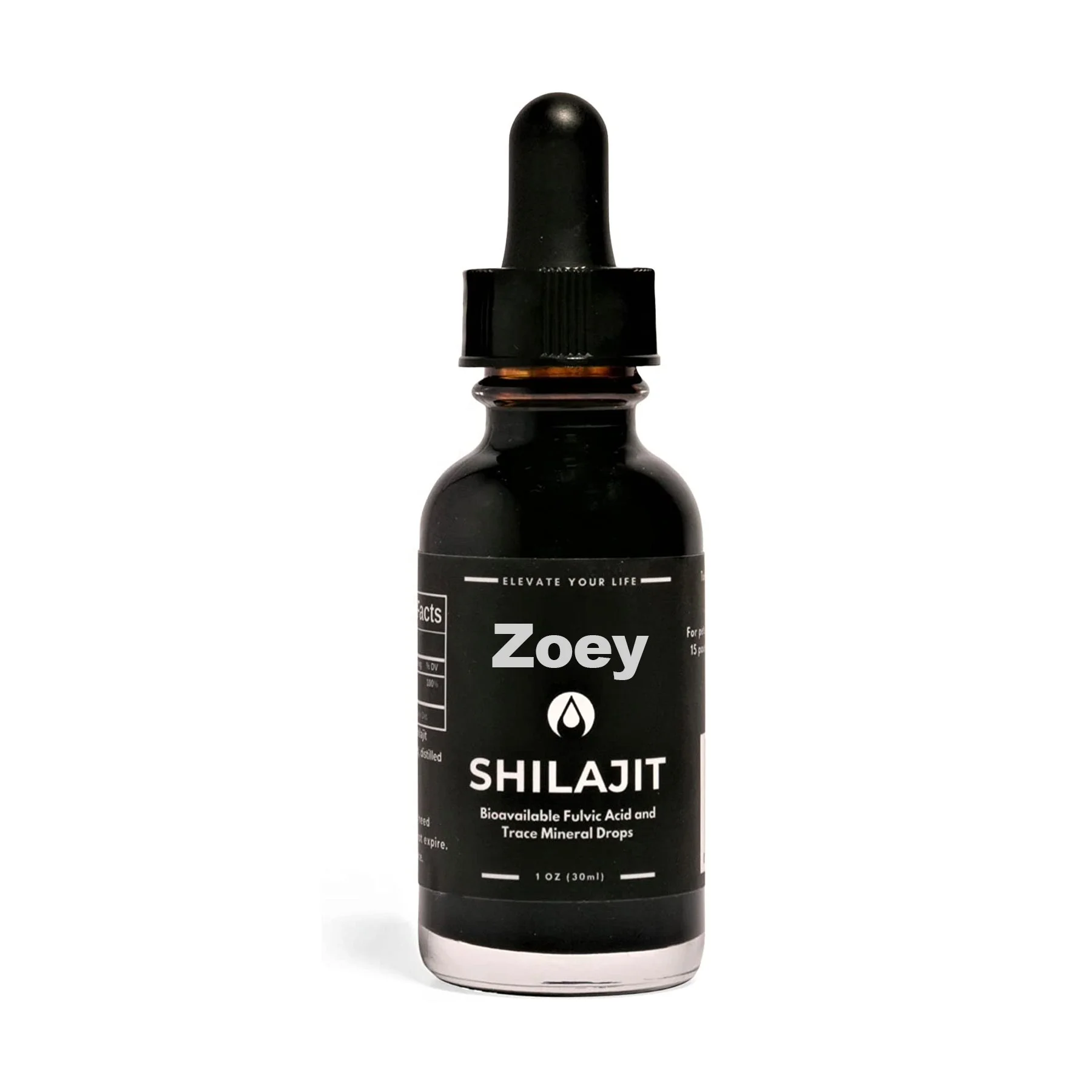 Private Label Welcome Organic Shilajit Liquid Drop Natural Fulvic Acid 85 Trace Minerals Magnesium Zinc and More