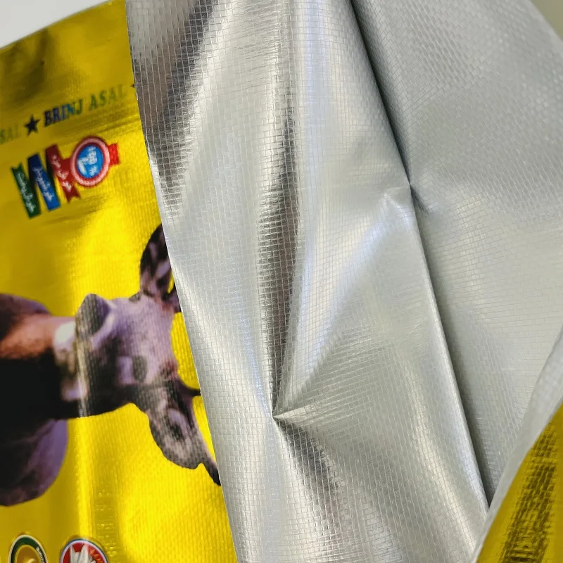 10kg 25kg 50kg agricultural packaging bag bopp plastic rice bags