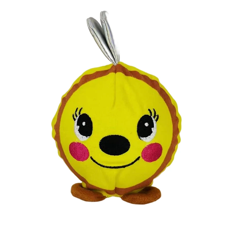 Мяч для снятия стресса с вышитым логотипом мягкий плюшевый мяч эффектом памяти