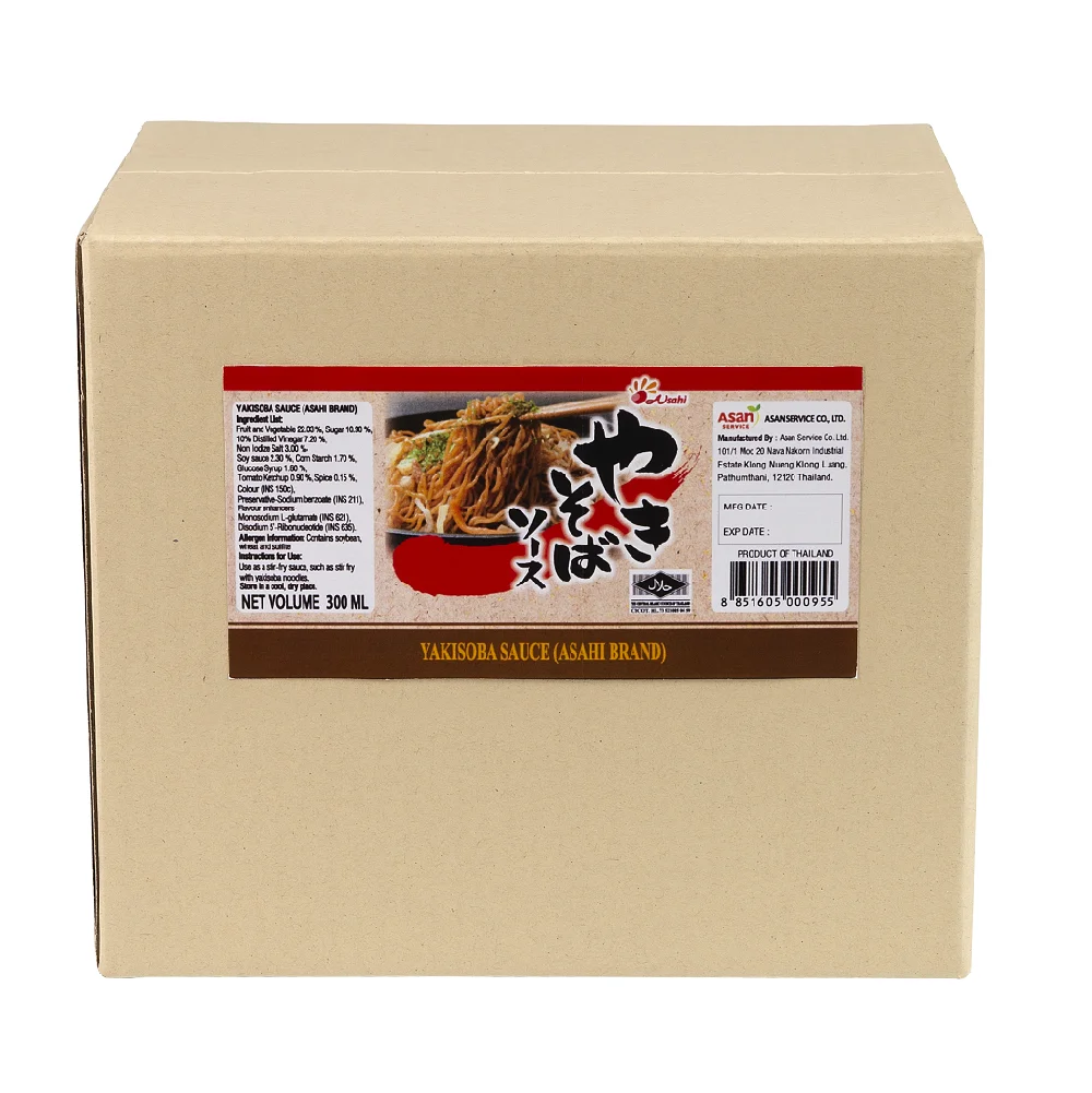 Premium Little Our And Little sweet Taste Japanese Yakisoba  Sauce 300ml in PET Bottle Packaging